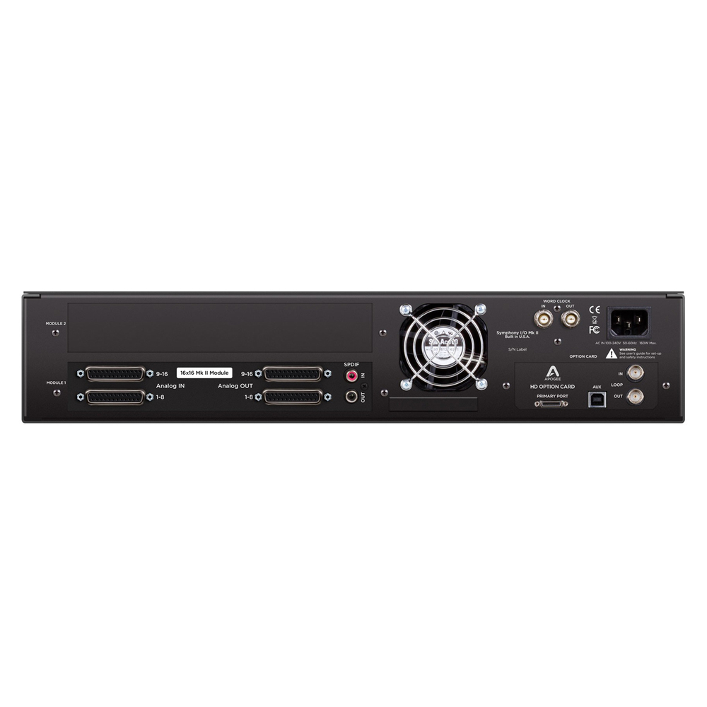 APOGEE SYMPHONY I/O MKII  16x16 ANALOG PRO TOOLS HD