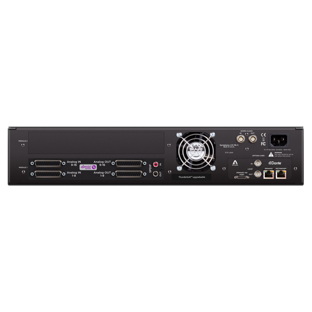 APOGEE SYMPHONY I/O MKII  DANTE 16 Analog I/O
