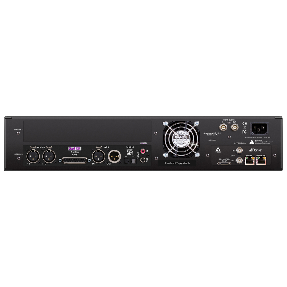 APOGEE SYMPHONY I/O MKII DANTE CHASSIS WITH 2X6 +8X8