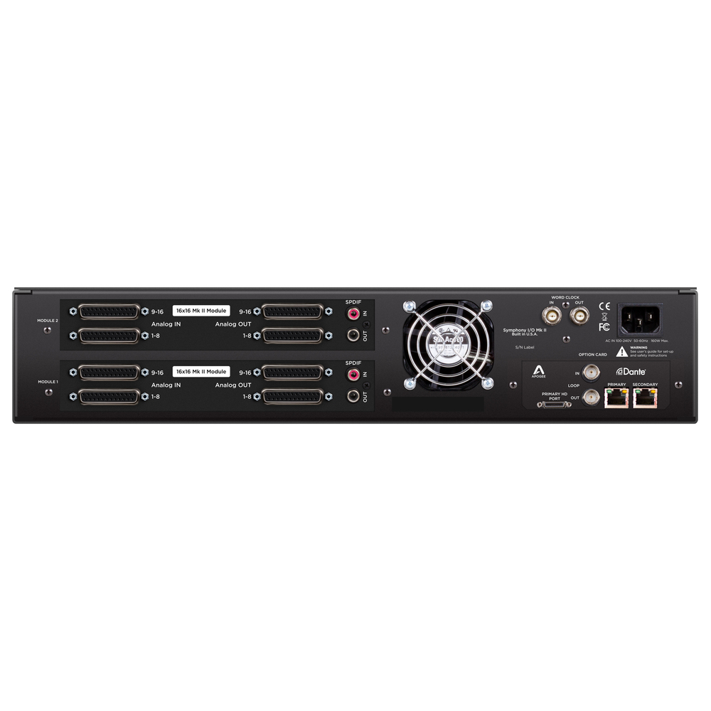 APOGEE SYMPHONY I/O MKII 32X32 ANAL - DANTE