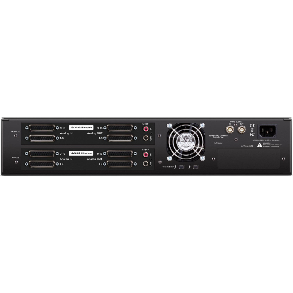 APOGEE SYMPHONY I/O MKII 32x32 ANALOG THUNDERBOLT
