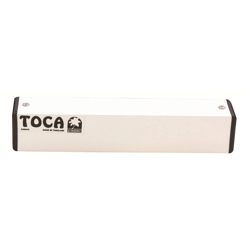TOCA PERCUSSION SHAKER 8'' ALUMINIUM SQUARE WHITE