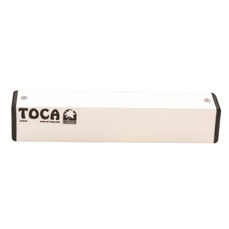TOCA PERCUSSION SHAKER 8'' ALUMINIUM SQUARE WHITE