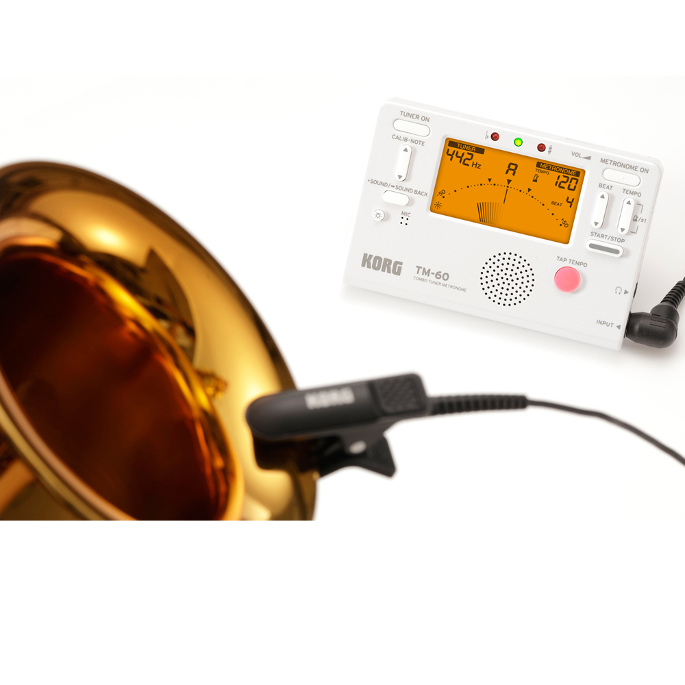 KORG DIGITAL TUNER/METRONOME WHITE