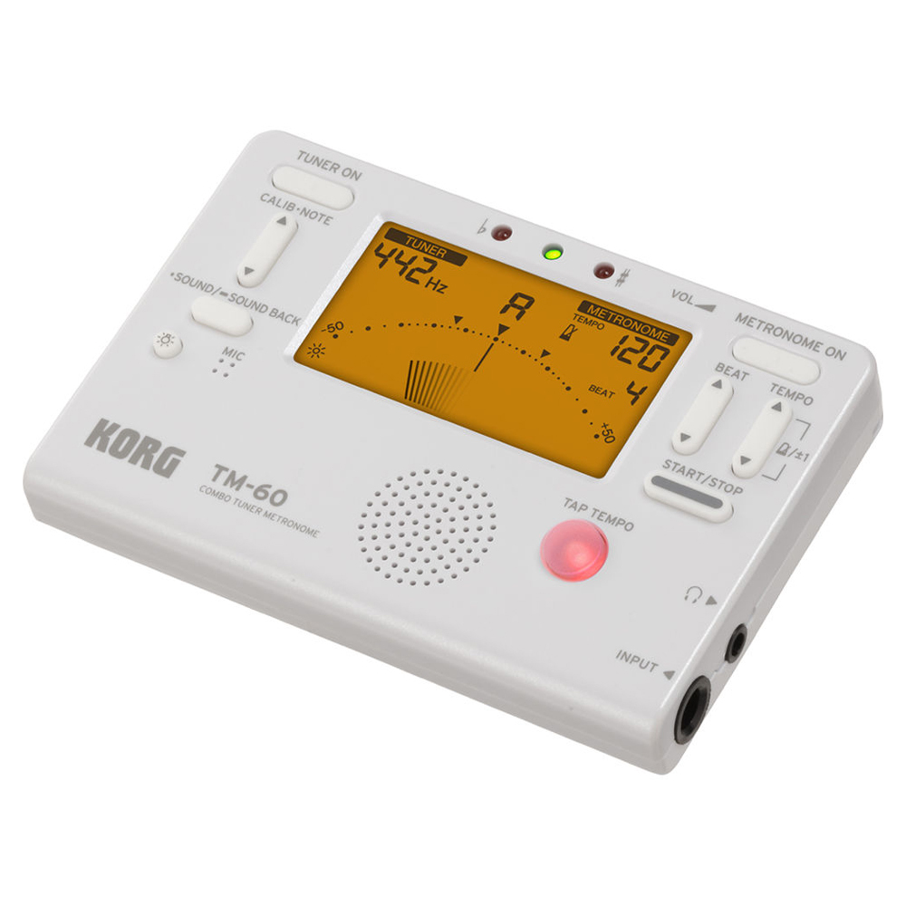 KORG DIGITAL TUNER/METRONOME WHITE