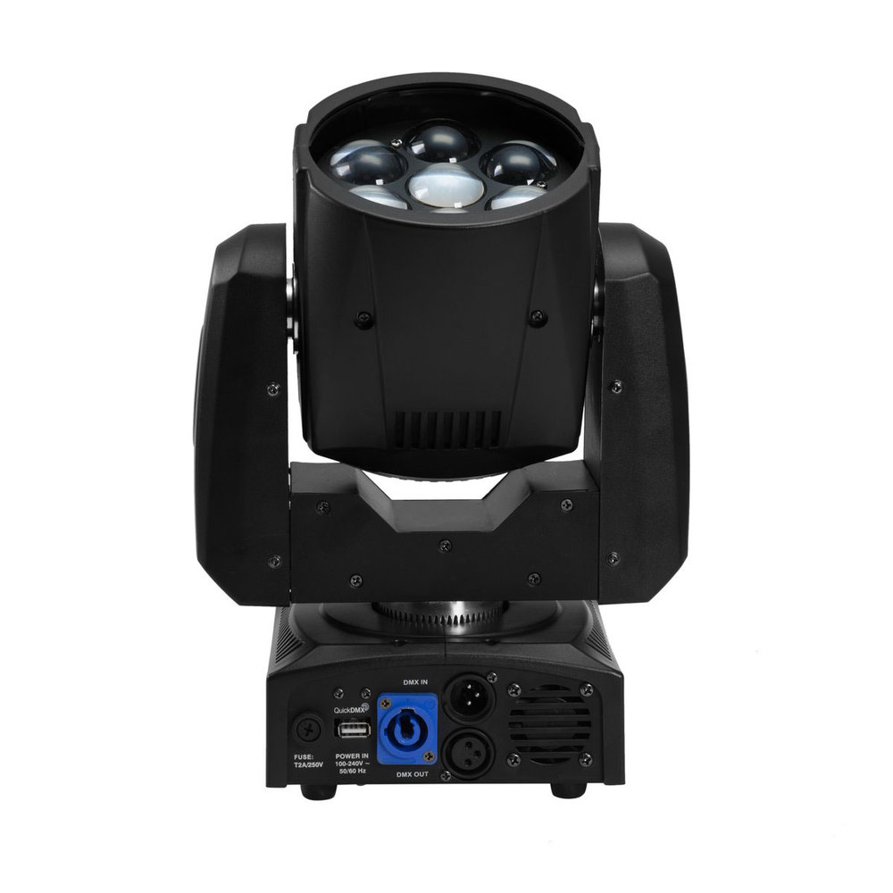 EUROLITE Washlight with 7 intense 9 W LEDs (4in1) and motorized zoom