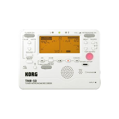 KORG DIGITAL TUNER METRONOME RECORDER WHITE