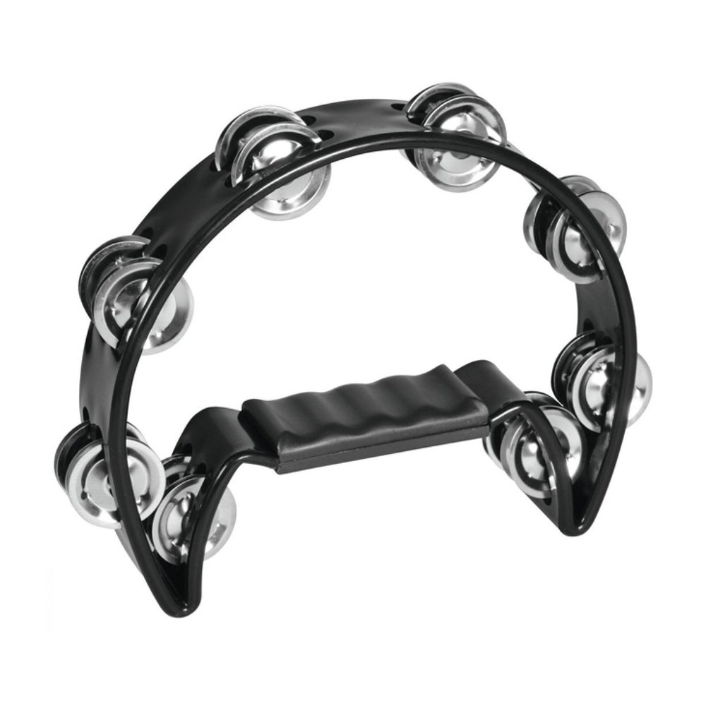 DIMAVERY TN-2 TAMBOURINE PLASTIC BLACK