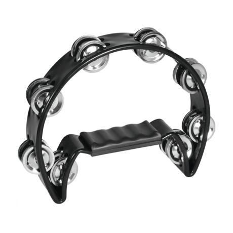 DIMAVERY TN-2 TAMBOURINE PLASTIC BLACK