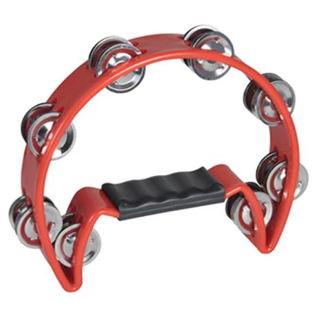 DIMAVERY TN-2 TAMBOURINE PLASTIC RED