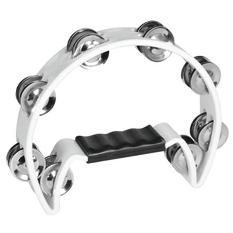 DIMAVERY TN-2 TAMBOURINE PLASTIC WHITE