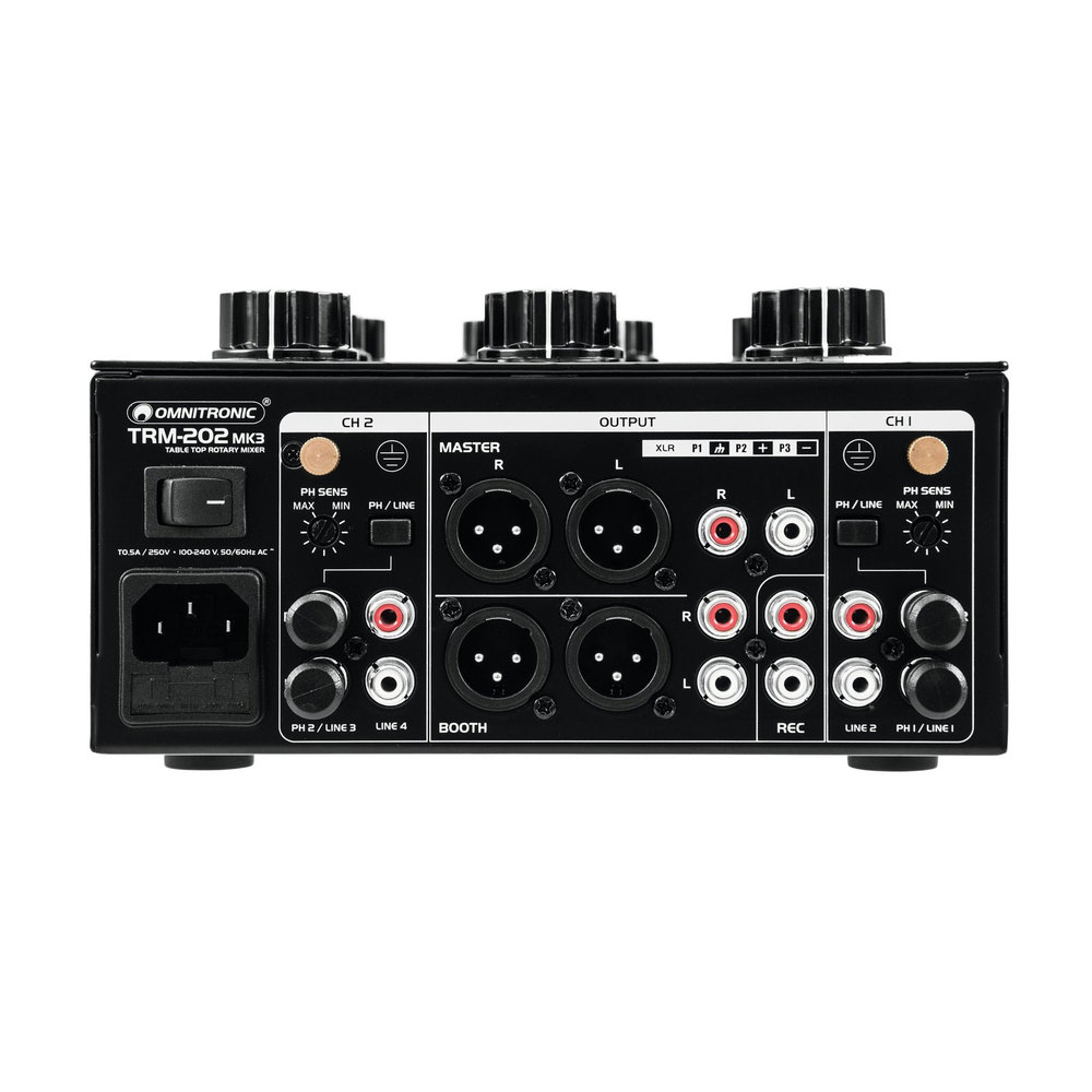 OMNITRONIC 2 CHANNEL ROTARY MIXER