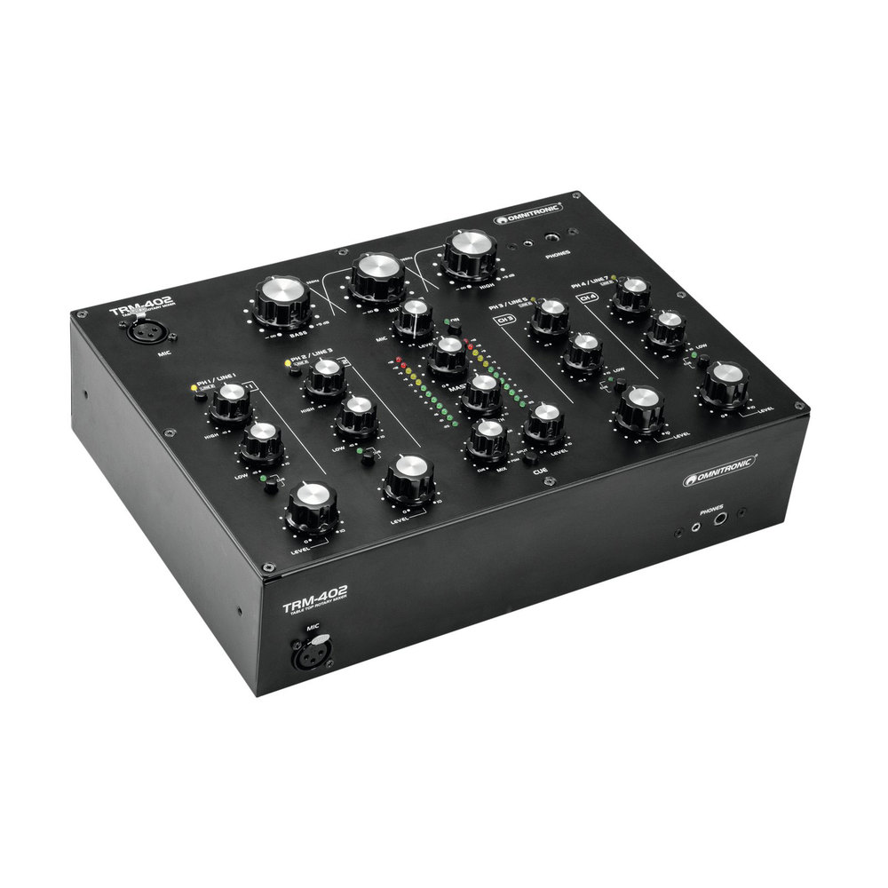 OMNITRONIC 4 CHANNEL ROTARY MIXER
