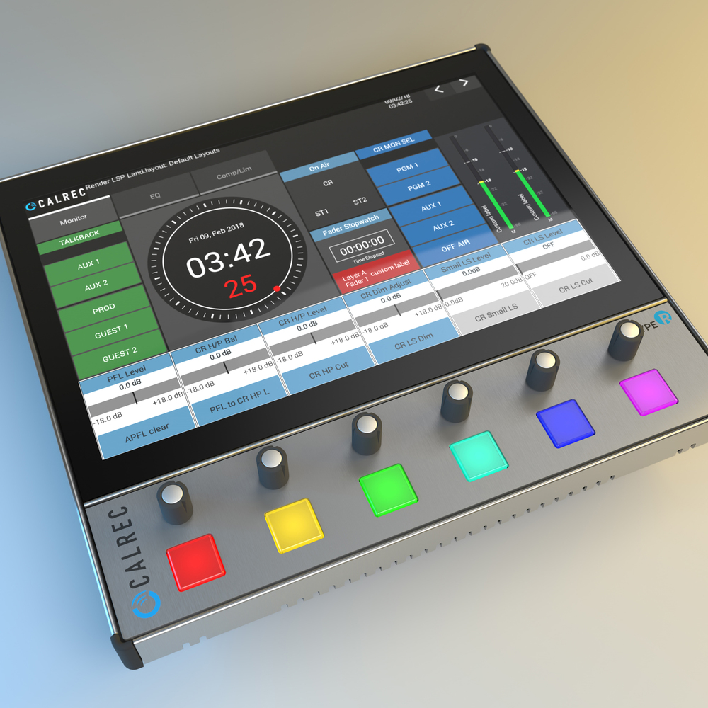 CALREC TYPE R 6 FADER DIGITAL AUDIO CONSOLE