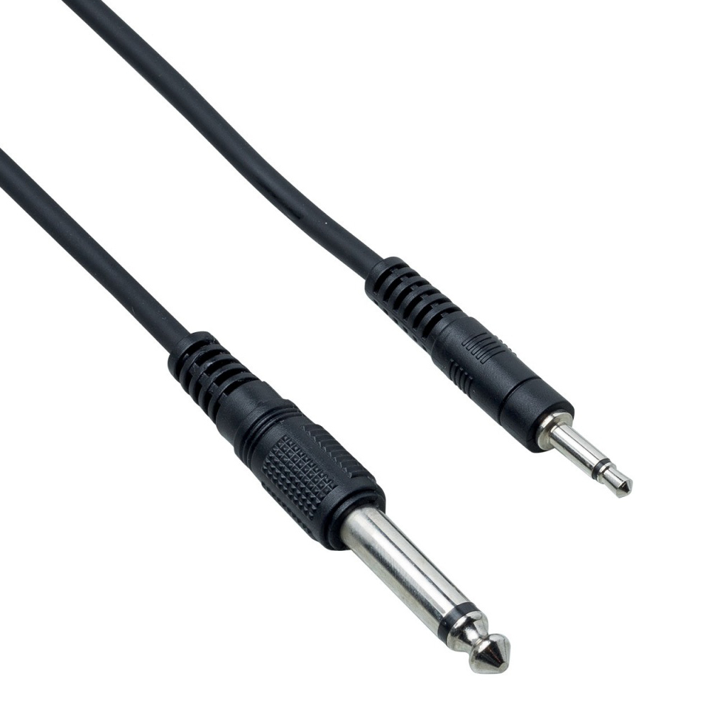 BESPECO CABLE ADAPTOR 6,3mm JACK/3,5mm JACK 3m