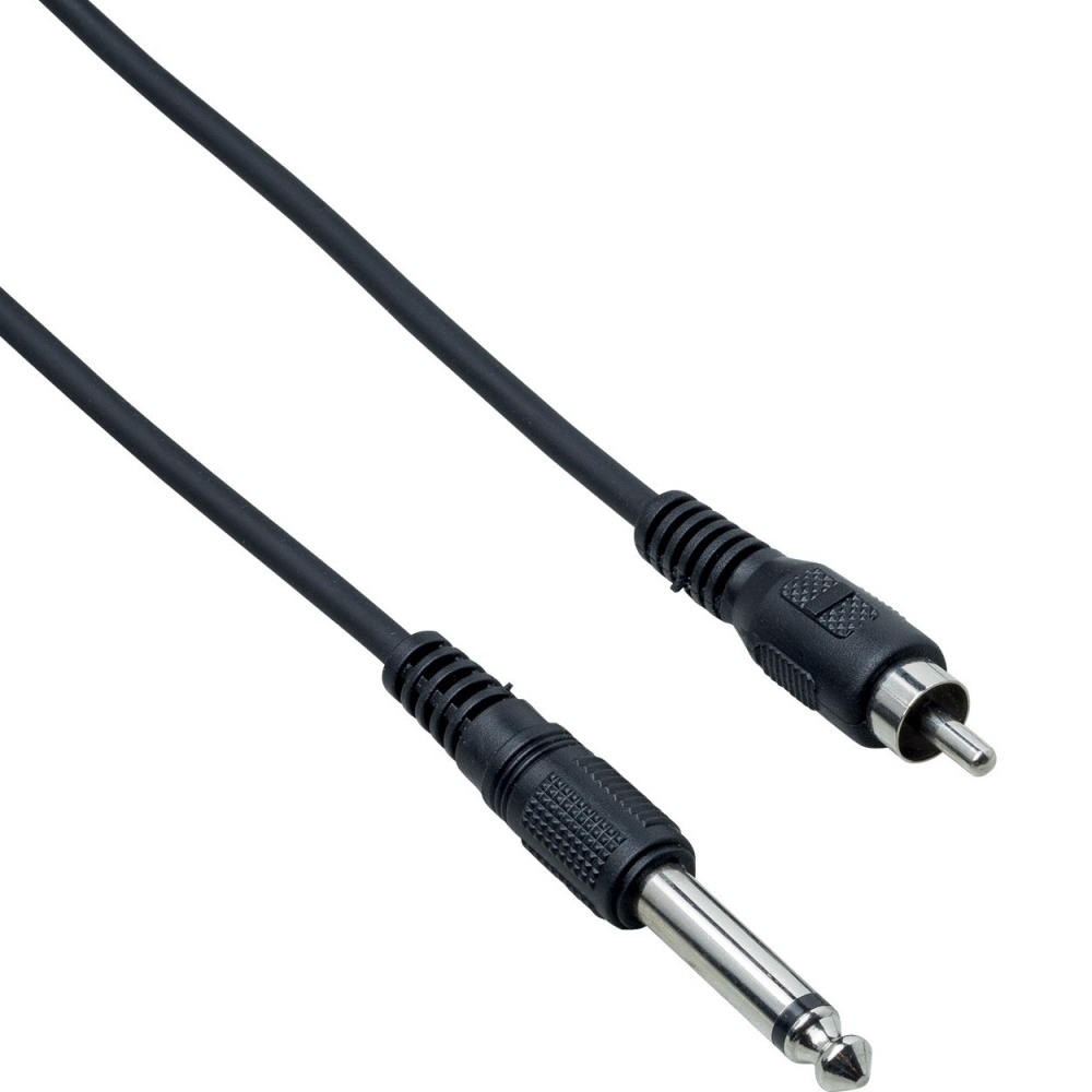 BESPECO ADAPTOR ΚΑΛΩΔΙΟ 6,3mm JACK/RCA 3m