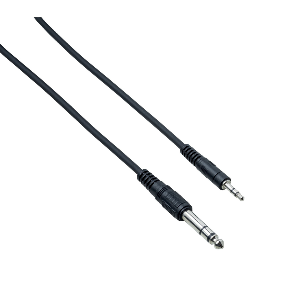 BESPECO CABLE 6,3 STEREO JACK/3,5 STEREO JACK 1,5m