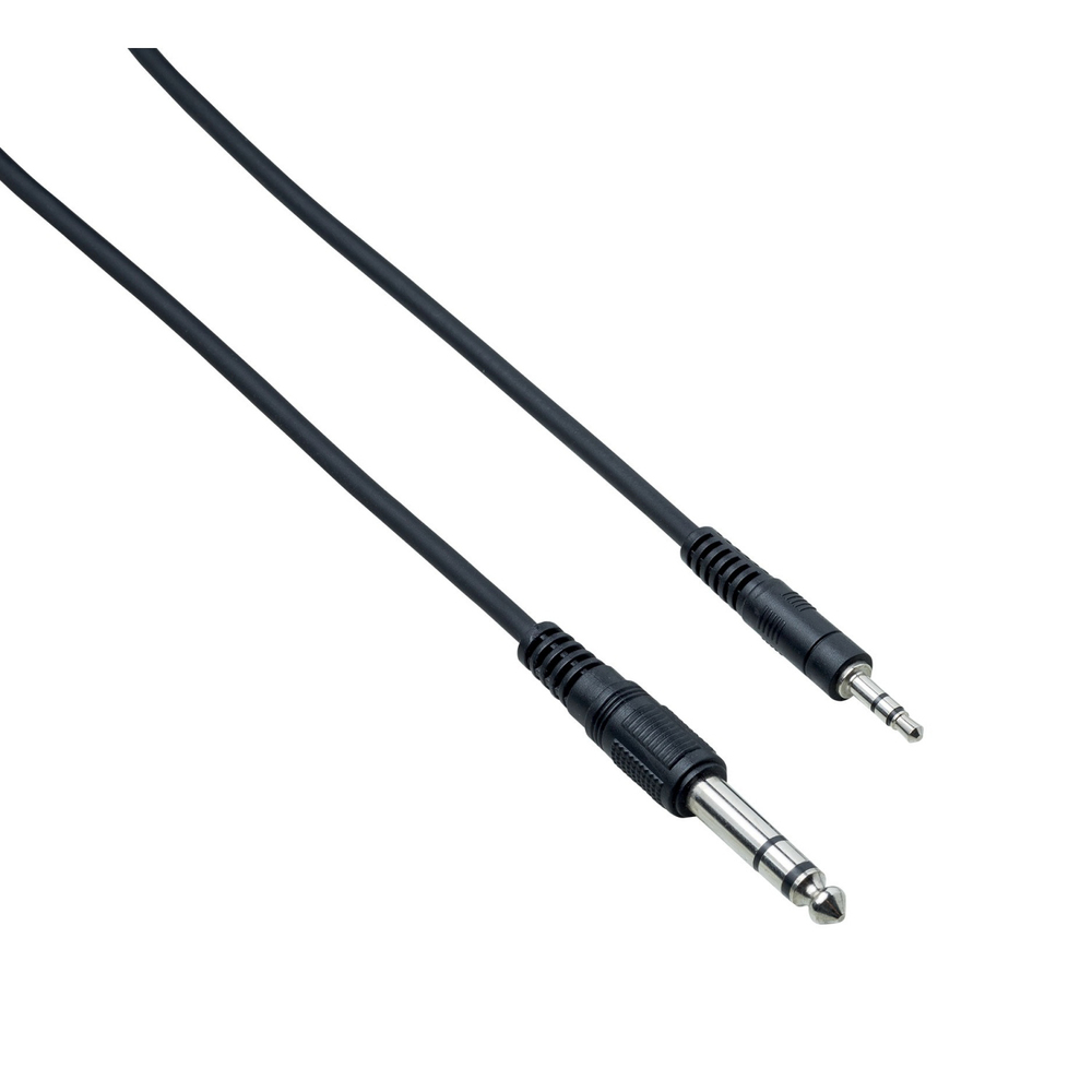 BESPECO CABLE 6,3 STEREO JACK/3,5 STEREO JACK 3m
