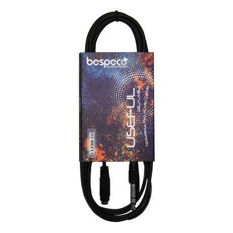 BESPECO ADAPTOR ΚΑΛΩΔΙΟ 6,3 STEREO JACK/3,5 ST JACK 1,5m