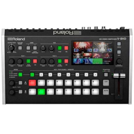 ROLAND 8 CH. HD-HDMI VIDEO SWITCHER - 2PINP - SCREEN