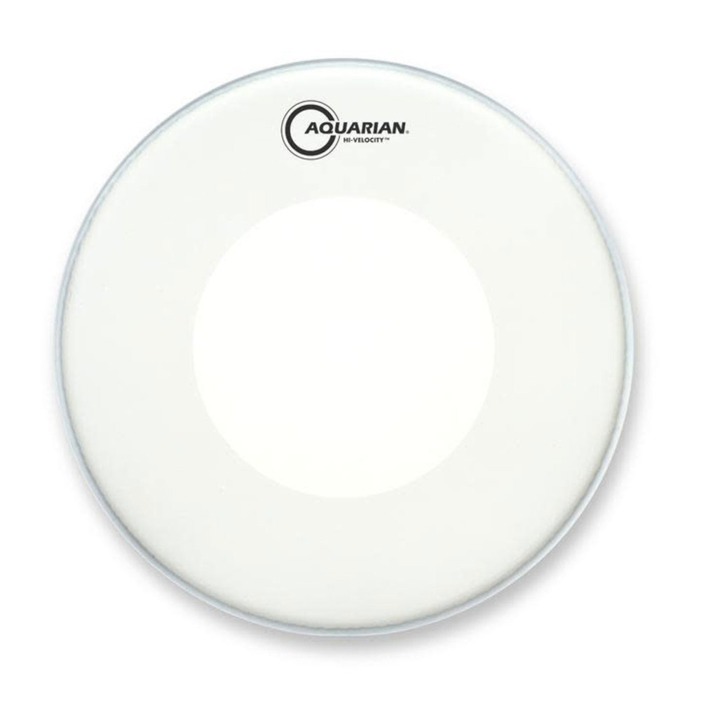AQUARIAN HI-VELOCITY 14-INCH SNARE DRUM HEAD WITH DOT