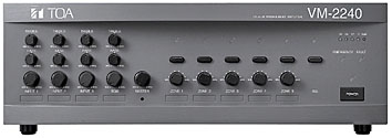 TOA MIXER AMPLIFIER 4 INPUTS 120W/100V 5 ZONES