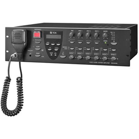 TOA MIXER AMPLIFIER 5 INPUTS 240W/100V 6 ZONES