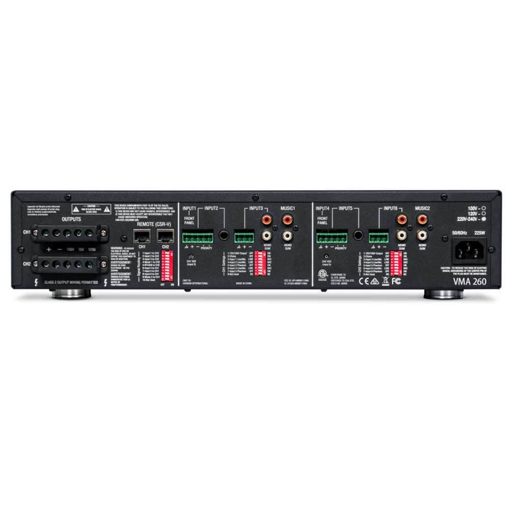 JBL ΜΙΚΤΗΣ-ΕΝΙΣΧΥΤΗΣ 8 ΕΙΣΟΔΩΝ 2X60W 100V/4Ω 2 ΕΞΟΔΩΝ