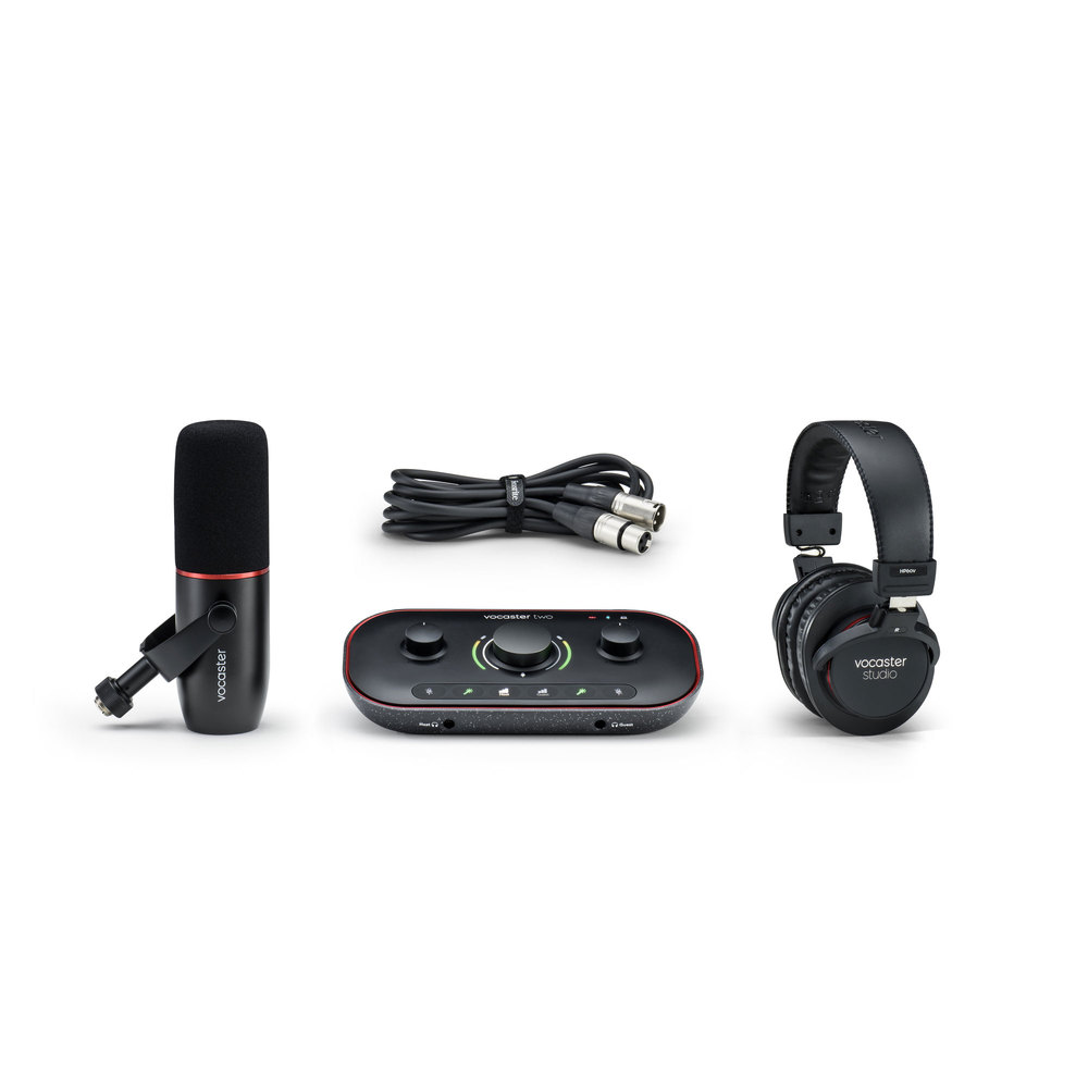 FOCUSRITE VOCASTER TWO + ΜΙΚΡΟΦΩΝΟ + ΑΚΟΥΣΤΙΚΑ