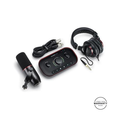 FOCUSRITE VOCASTER TWO + ΜΙΚΡΟΦΩΝΟ + ΑΚΟΥΣΤΙΚΑ