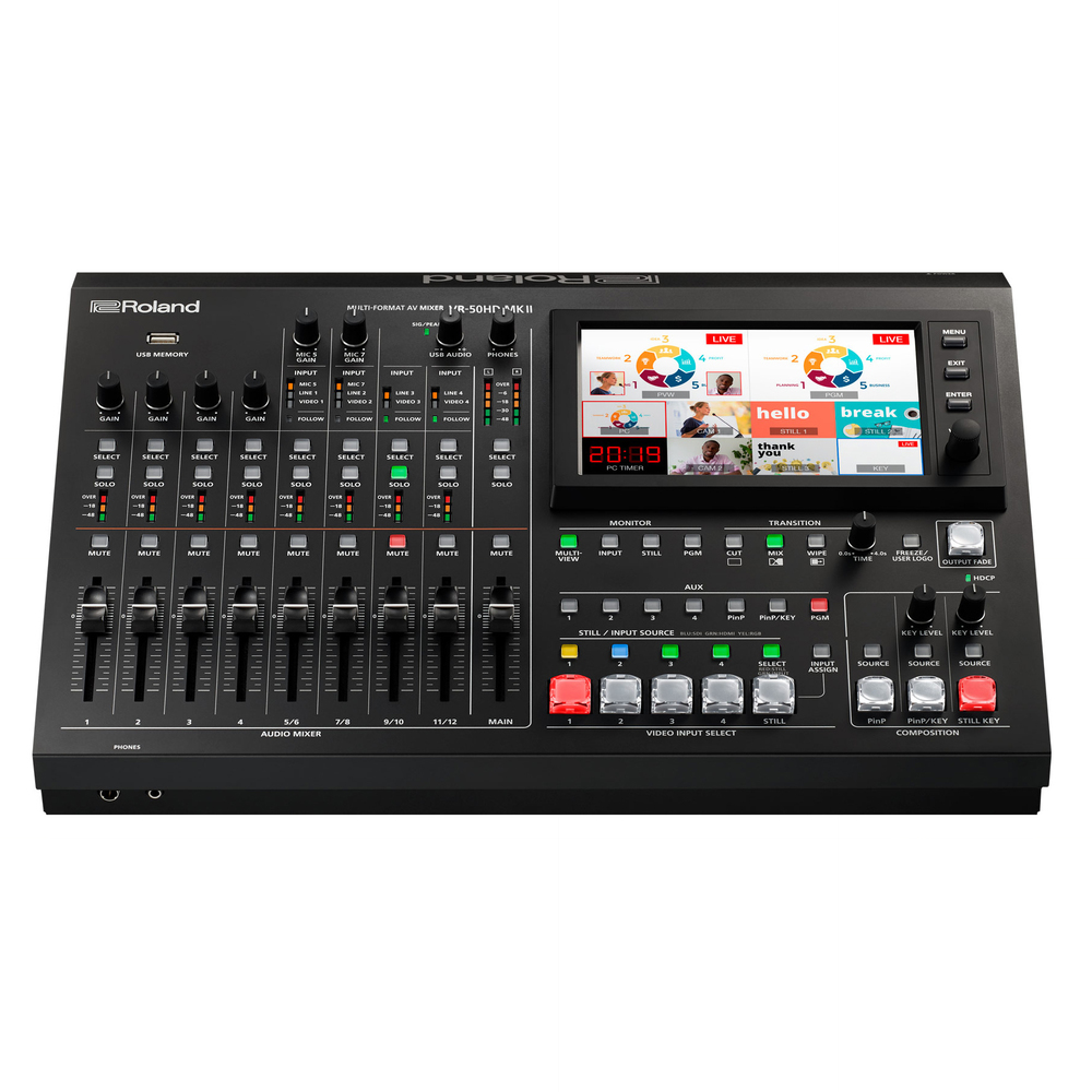 ROLAND MULTI FORMAT ALL IN ONE A/V HD MIXER
