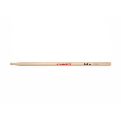 WINCENT 55F XL ROUND TIP HICKORY DRUM STICKS