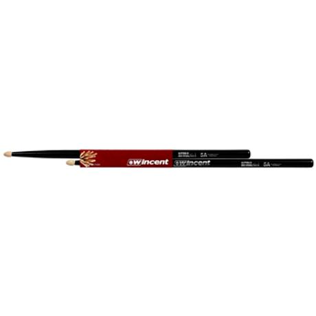 WINCENT HICKORY DRUMSTICKS NATURAL BLACK