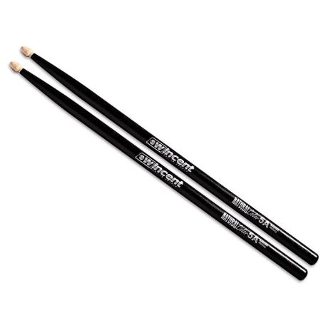 WINCENT HICKORY DRUMSTICKS NATURAL BLACK