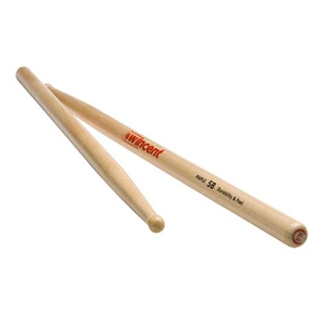 WINCENT MAPLE DRUMSTRICKS ROUND TIP