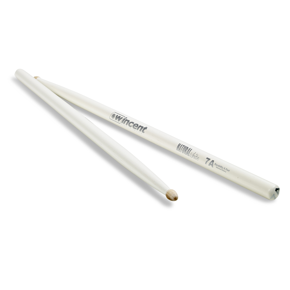 WINCENT HICKORY DRUMSTICKS NATURAL WHITE