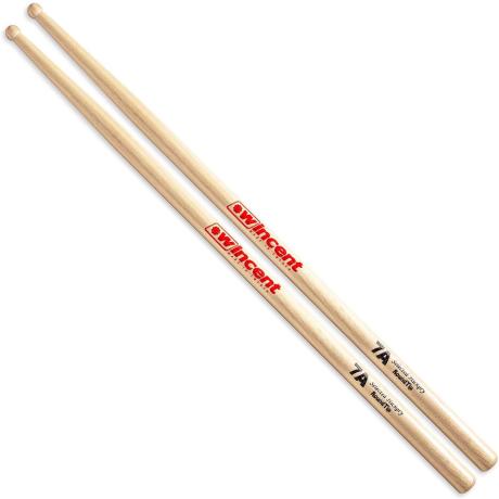 WINCENT HICKORY DRUMSTICKS ROUND TIP