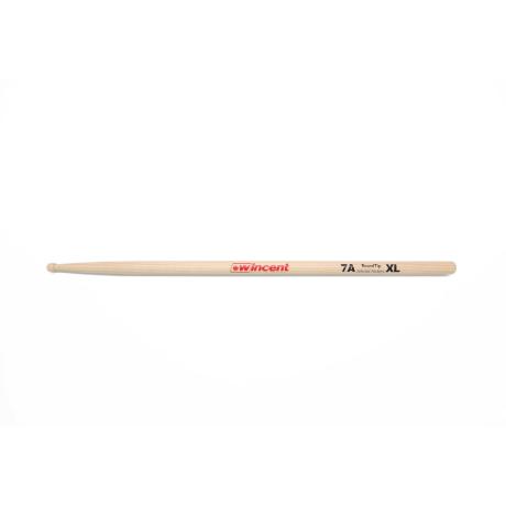 WINCENT 7A XL ROUND TIP HICKORY DRUM STICKS