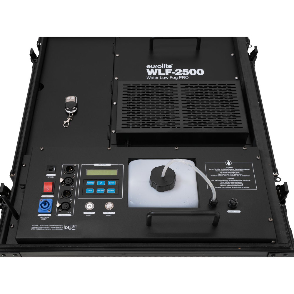 EUROLITE Extremely powerful floor fogger in a case
