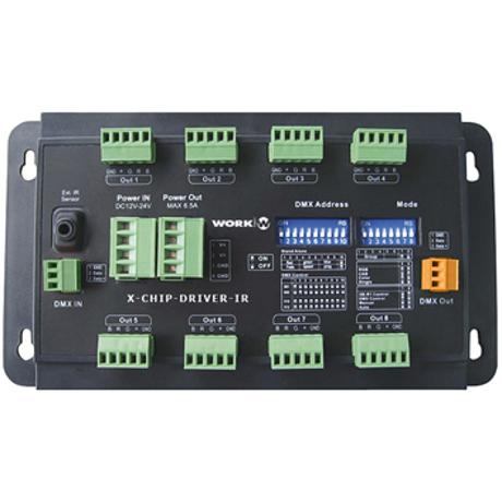 WORK IR LED CONTROLLED RGB 8X3A