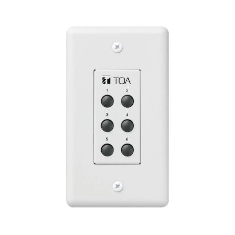 TOA REMOTE PANEL 6 BUTTONS