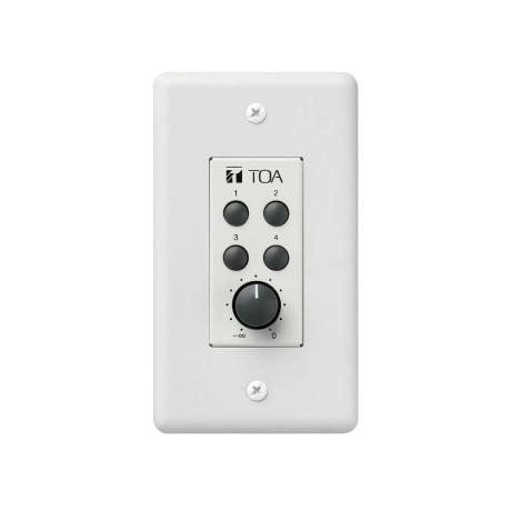 TOA REMOTE PANEL 4 BUTTONS+VOL.CON