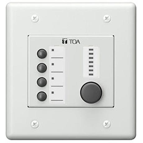 TOA ASSIGNABLE REMOTE BUTTON PANEL WITH VOLUME CONTROL